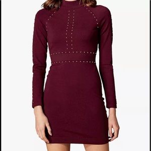 Karen Millen dark red dress size M NWT